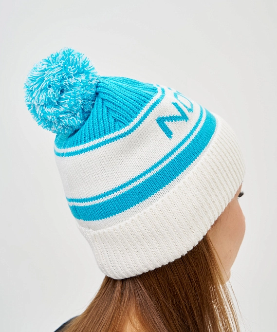 Шапка Nordski Blizzard Aquamarine/White