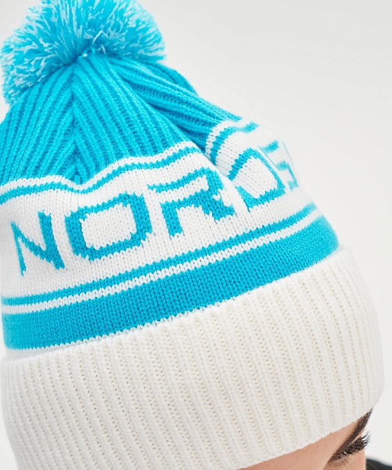 Шапка Nordski Blizzard Aquamarine/White