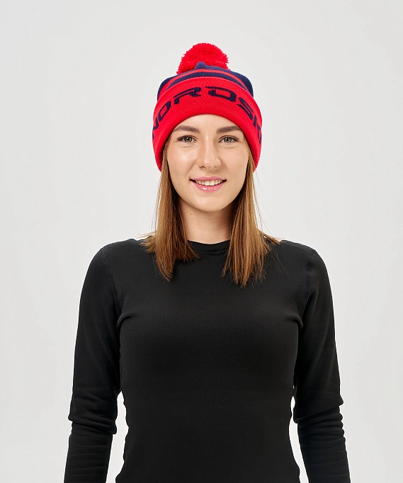 Шапка Nordski Winter Dark Blue/Red