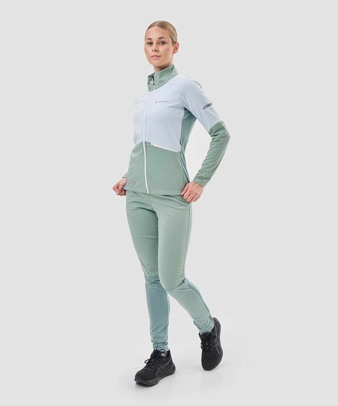 Тренировочная куртка Nordski Pro 2.0 Pearl Blue/Ice Mint W