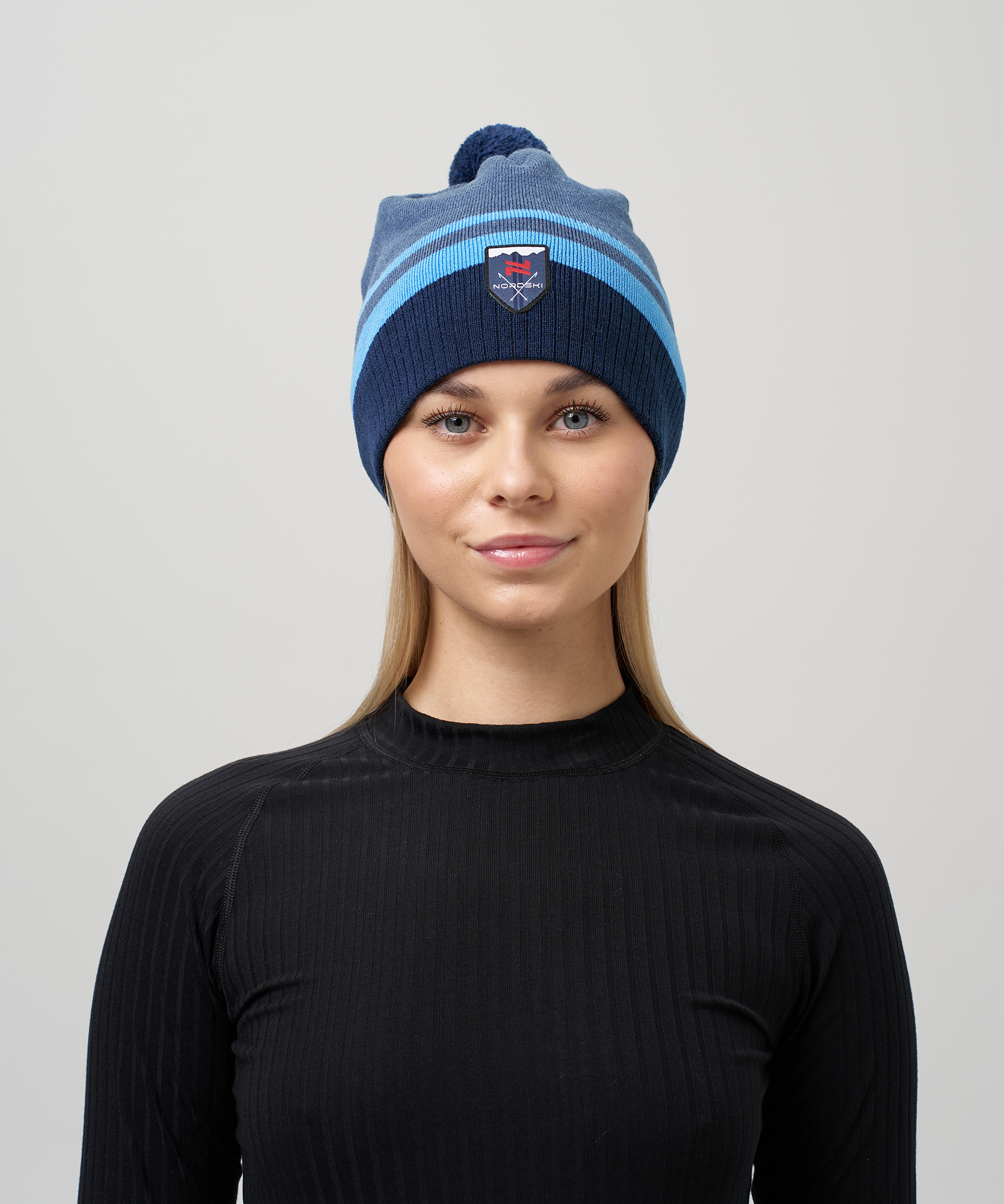 Шапка Nordski Move Ice Mint/Dark Jeans