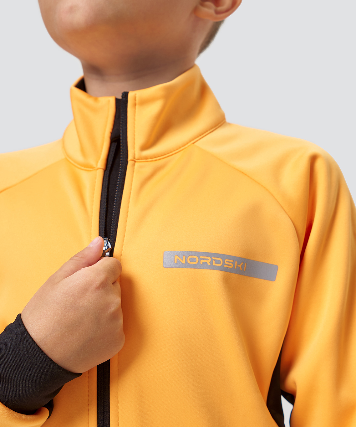 Тренировочная куртка Nordski Jr. Core Orange/Black