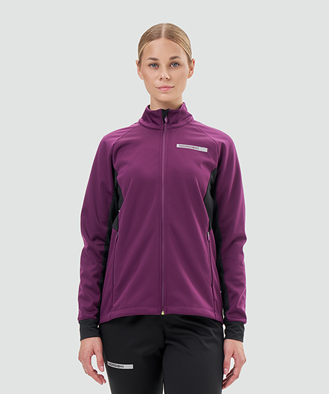 Тренировочная куртка Nordski Core Black/Wine W