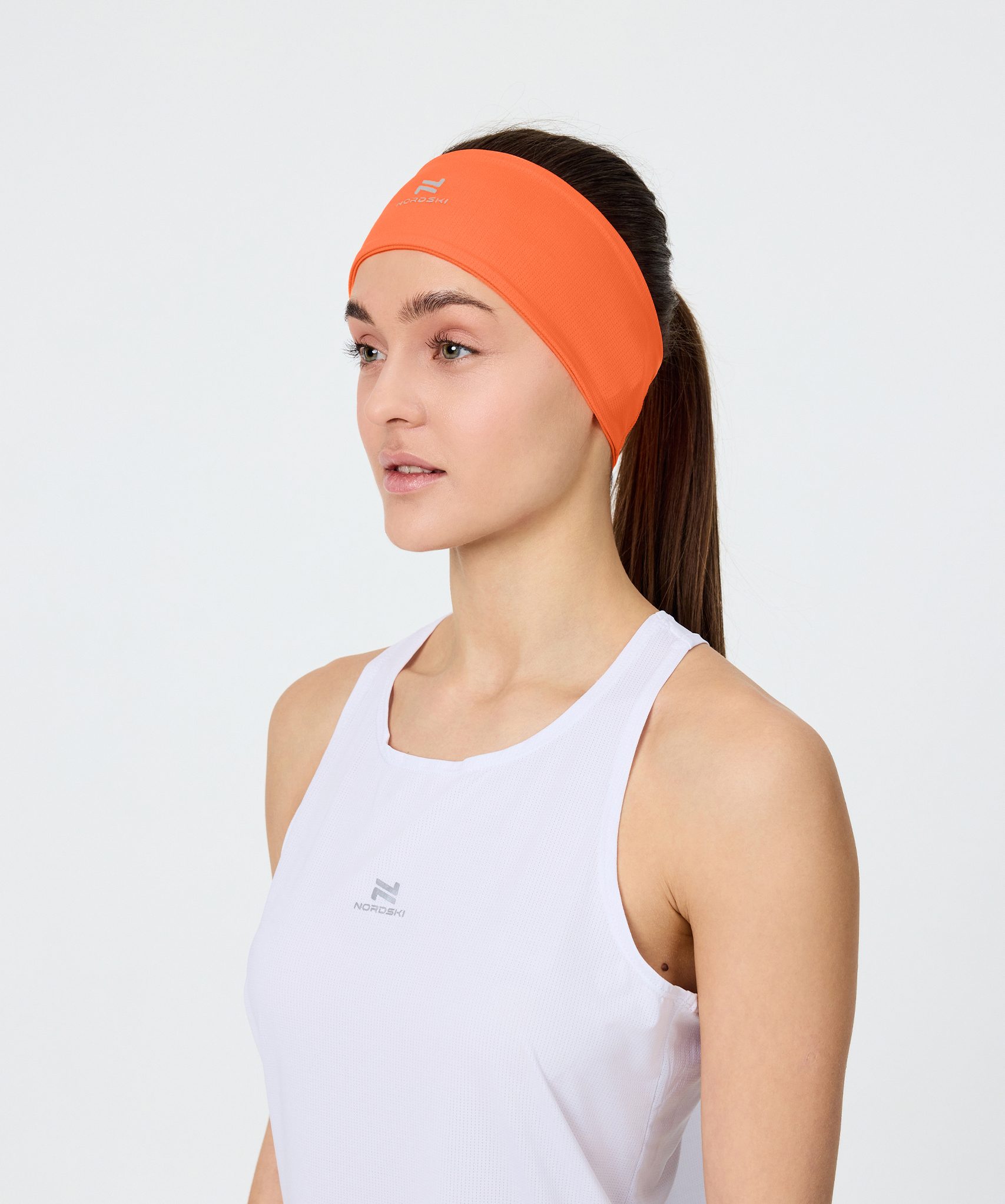 Повязка Nordski Run Neon Orange