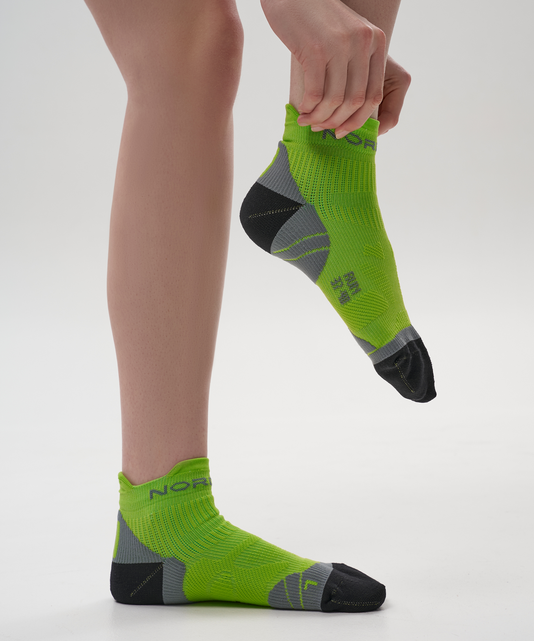 Носки Nordski Performance Lime/Grey
