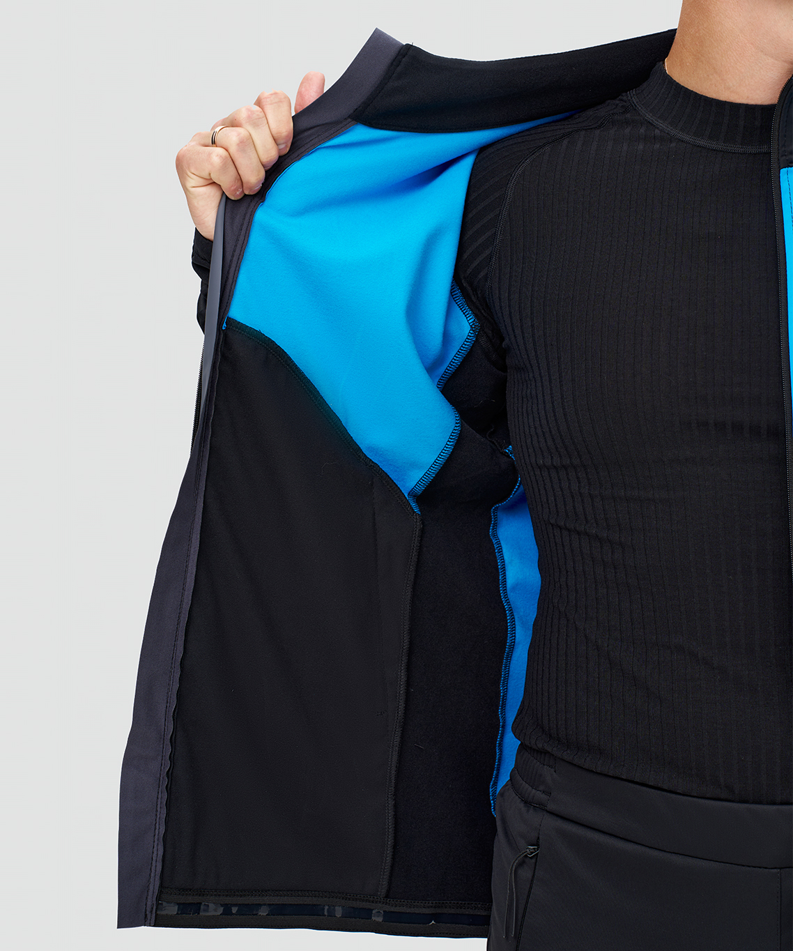 Тренировочная куртка Nordski Pro 2.0 Light Blue/Black