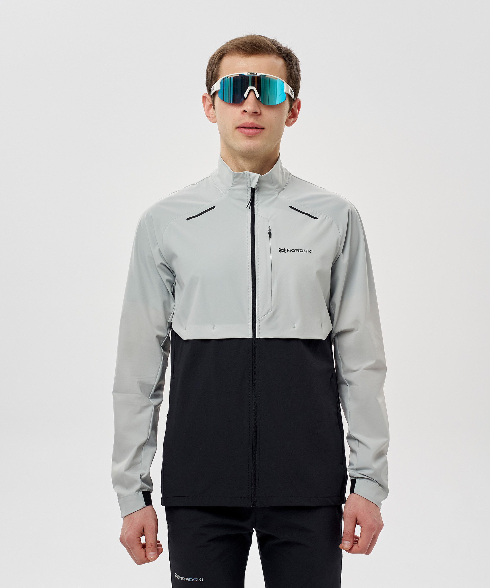 Ветровка Nordski Pro Energy Running Grey/Black