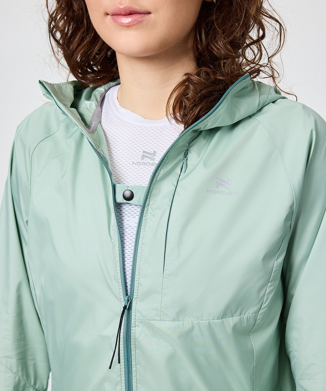 Ветровка Nordski Easy Run Ice Mint W