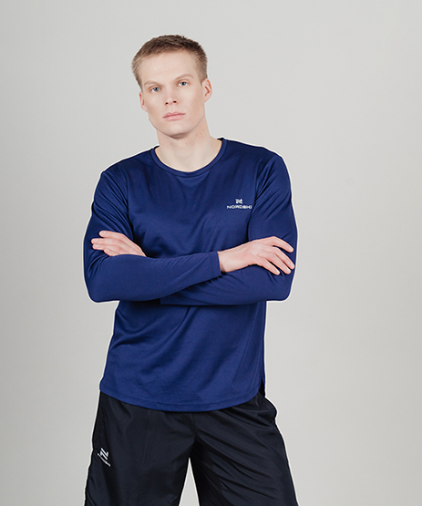 Футболка Nordski Run Olive с длинным рукавом