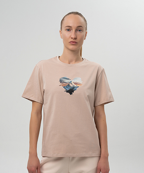 Футболка Nordski Simple Logo Soft Pink W