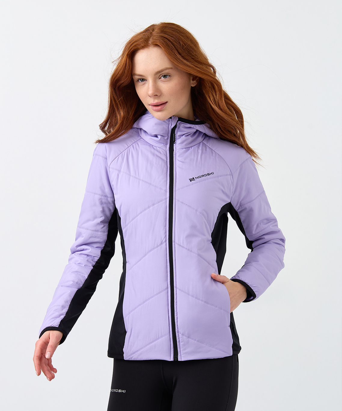 Куртка Nordski Hybrid Warm 2.0 Lavender/Black W