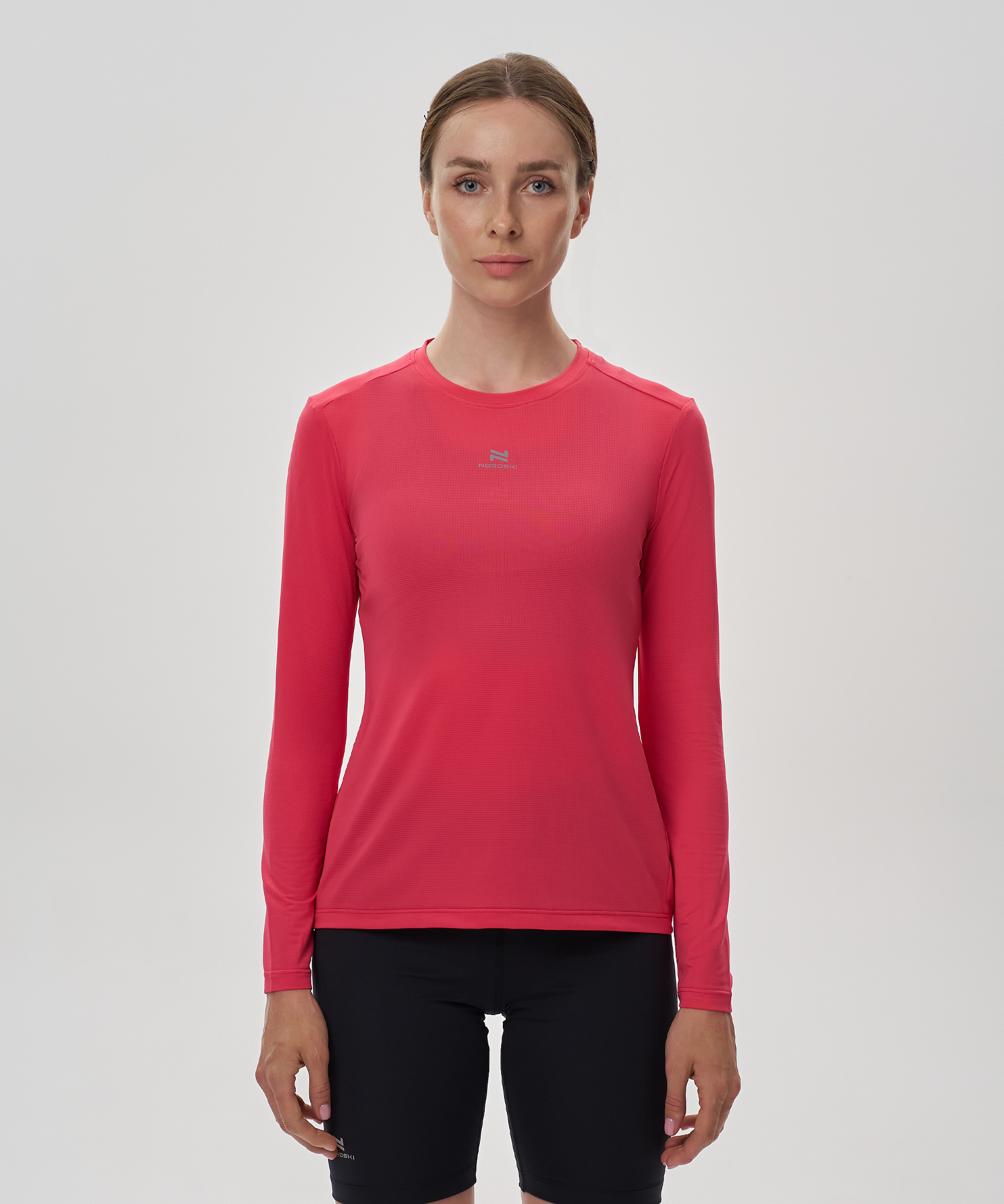 Футболка Nordski Run 2.0 Berry W с длинным рукавом