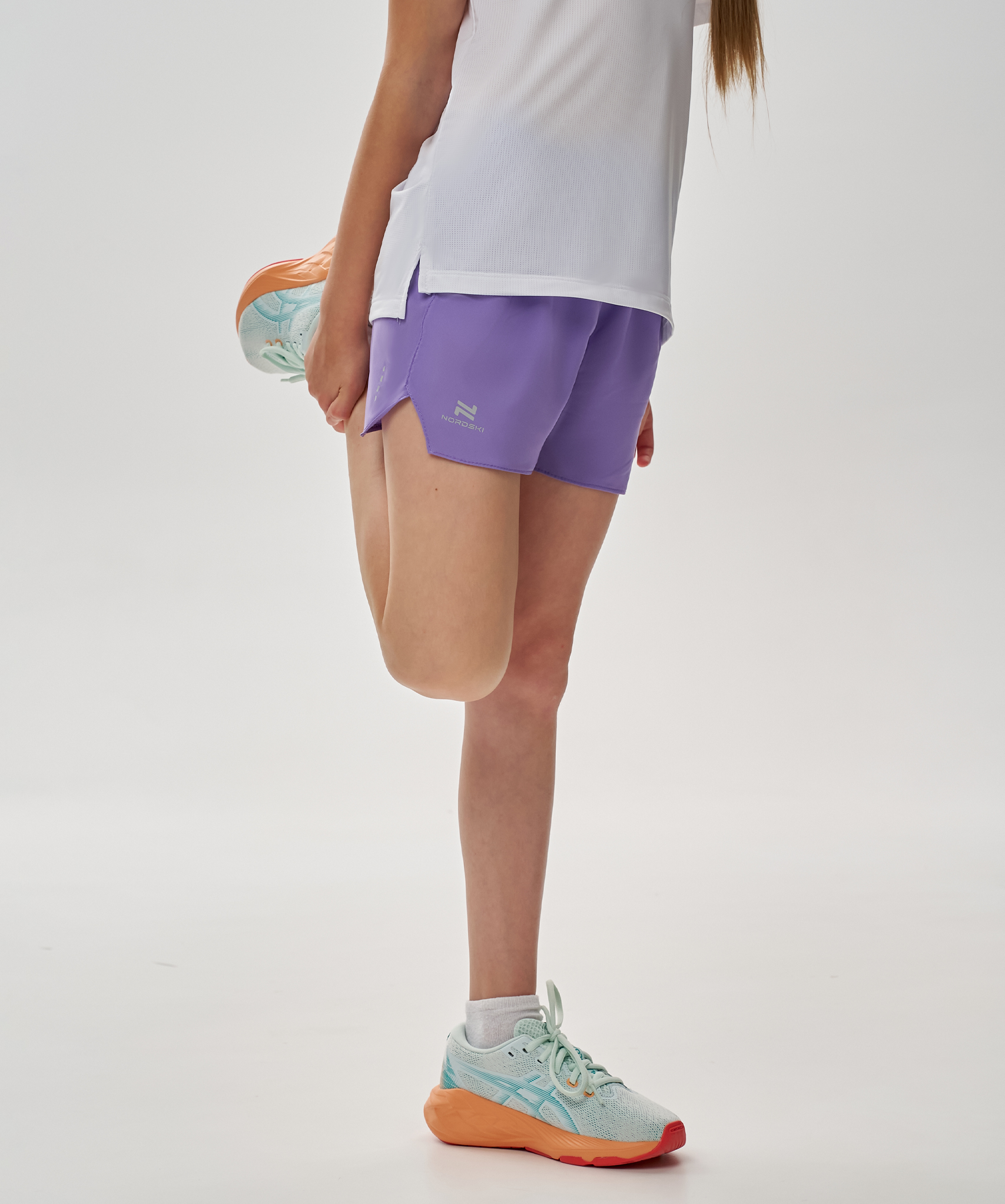 Шорты Nordski Jr. girl Run 2.0 Purple