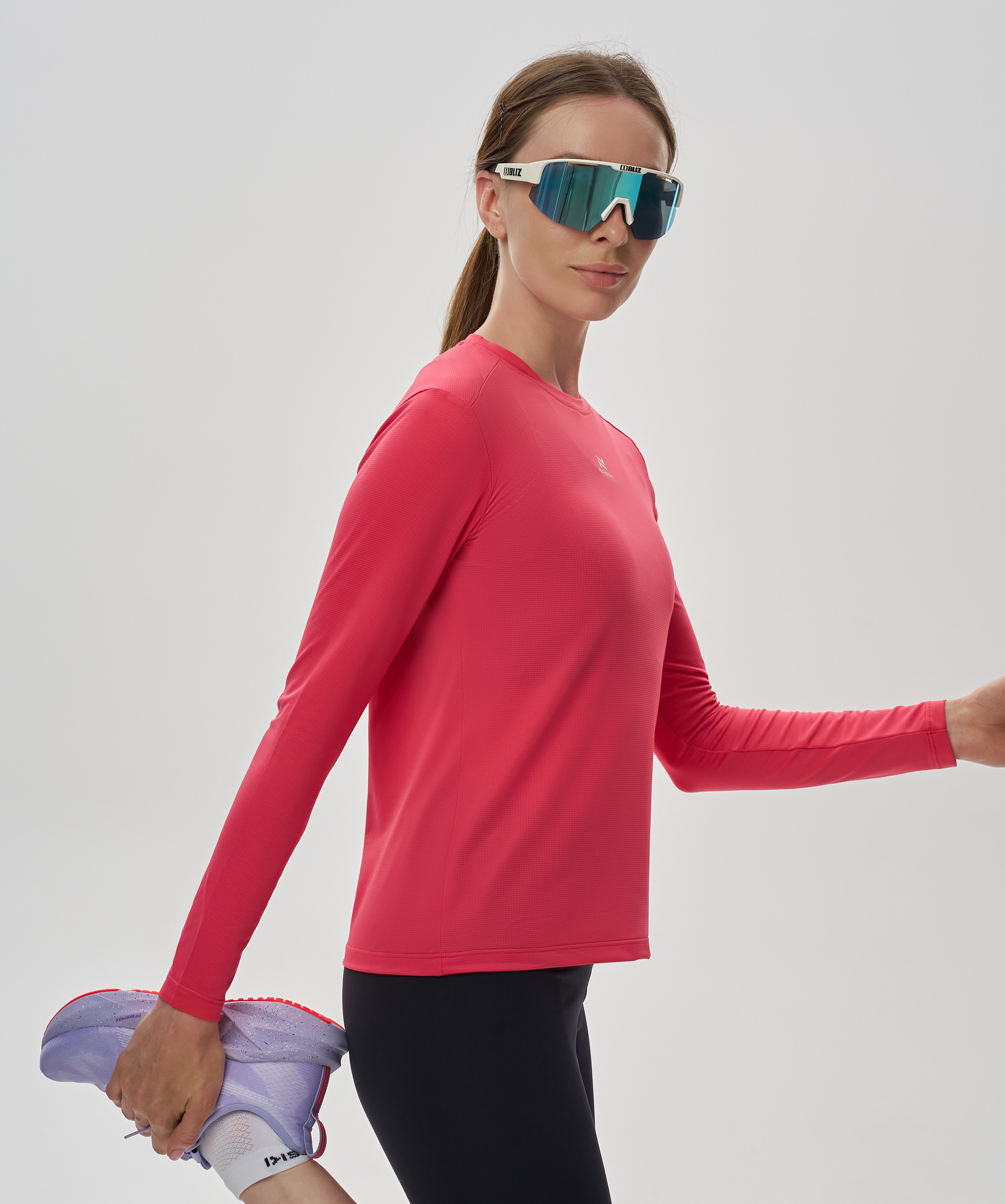 Футболка Nordski Run 2.0 Berry W с длинным рукавом
