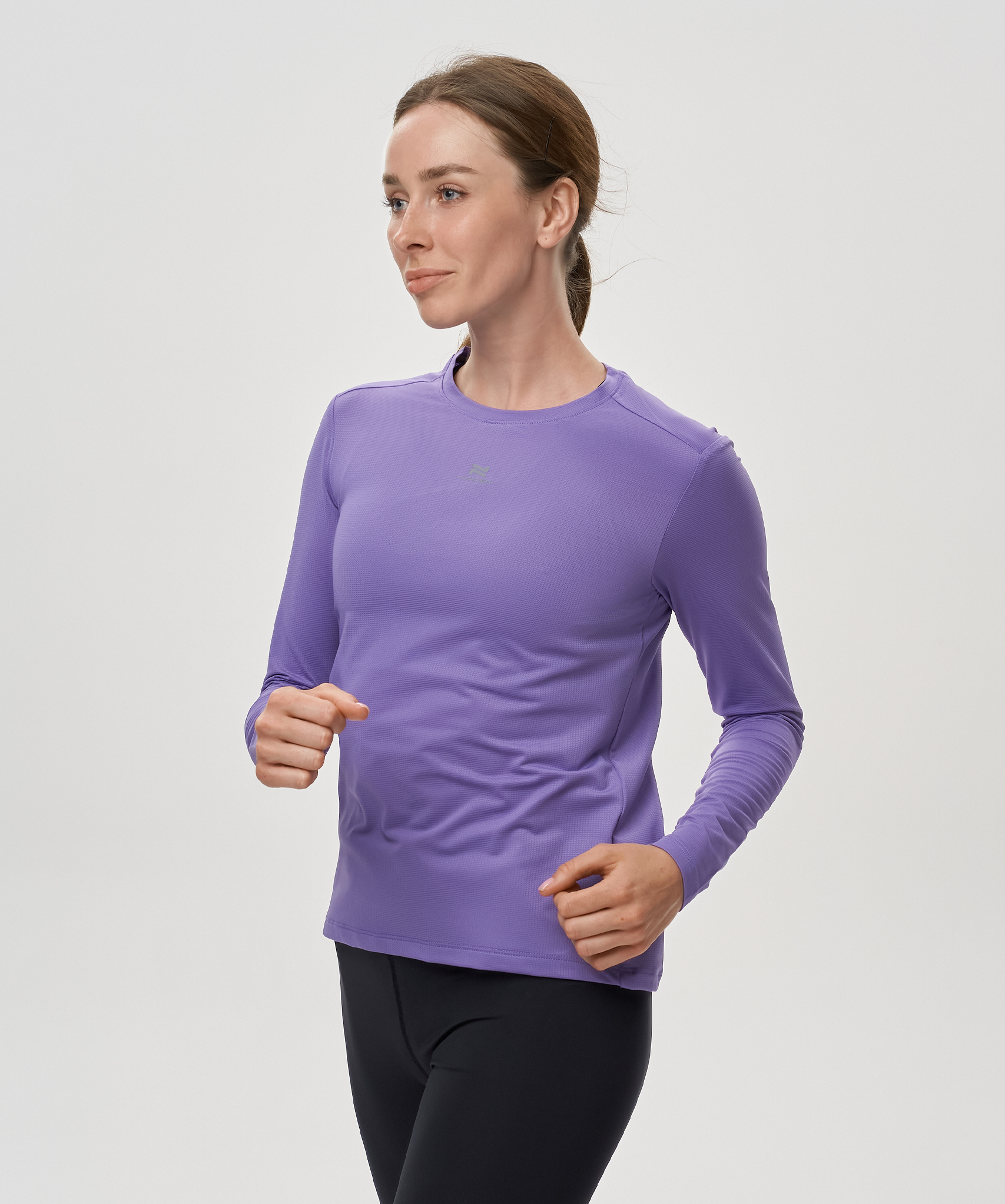 Футболка Nordski Run 2.0 Aster Purple W с длинным рукавом