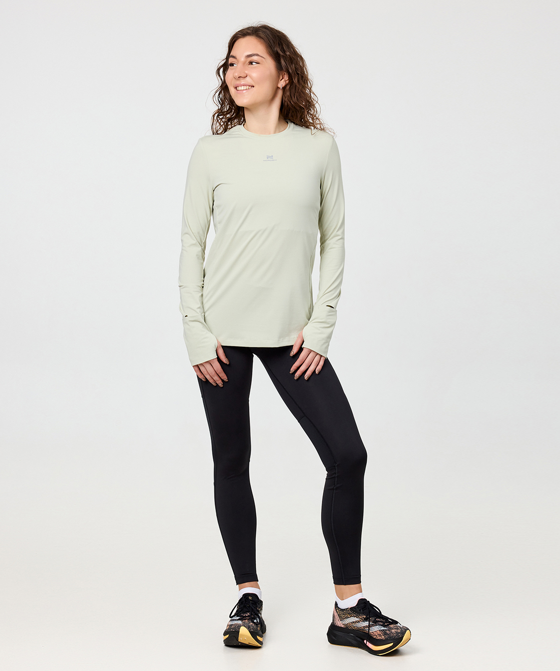 Лонгслив Nordski RunTech Smoky Green W