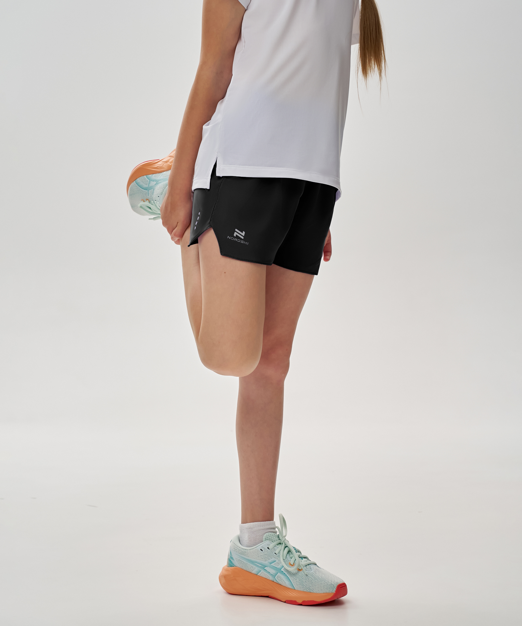 Шорты Nordski Jr. girl Run 2.0 Black